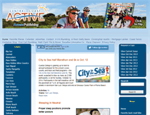 Tablet Screenshot of centralcoastactive.com